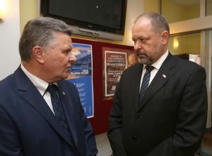 KONCERT OB PODELITVI NAGRAD IN PRIZNANJ FRANA GERBIČA NA SLIKI ŽUPAN MARKO RUPAR IN  ALOJZ KOVŠCA FOTO LJUBO VUKELIČ DC8B9108